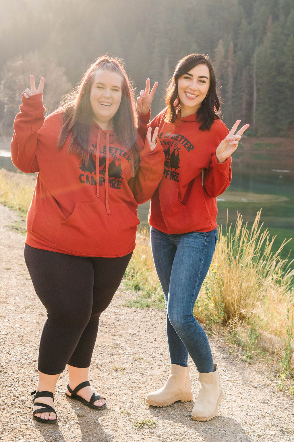Campfire Hoodie - Red Rust