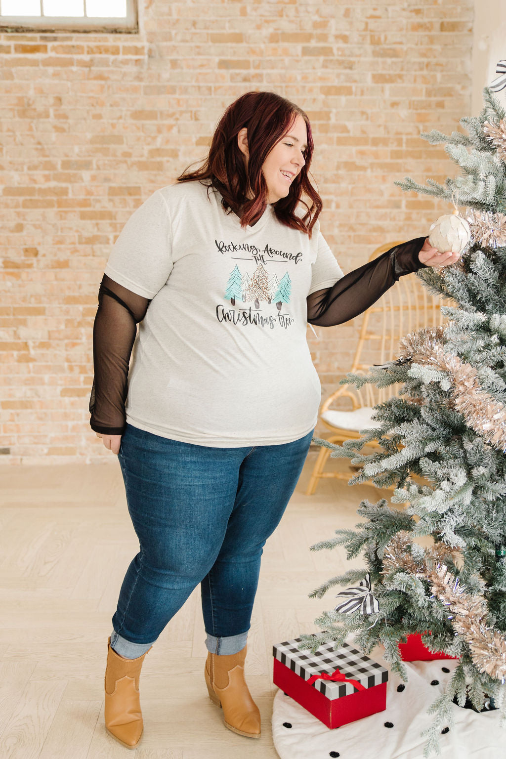 Rocking Around Christmas Tree Graphic Tee