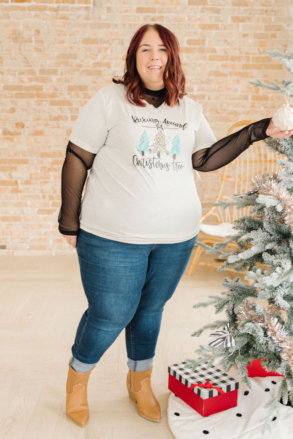 Rocking Around Christmas Tree Graphic Tee