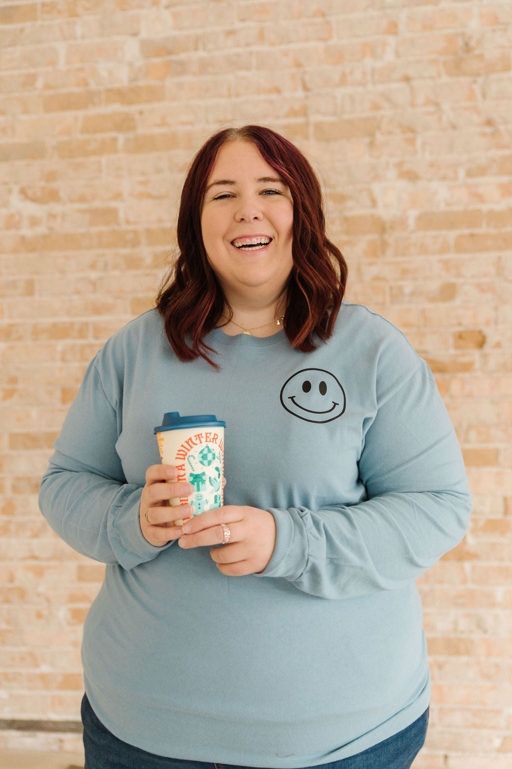 Karma Graphic Long Sleeve - Blue