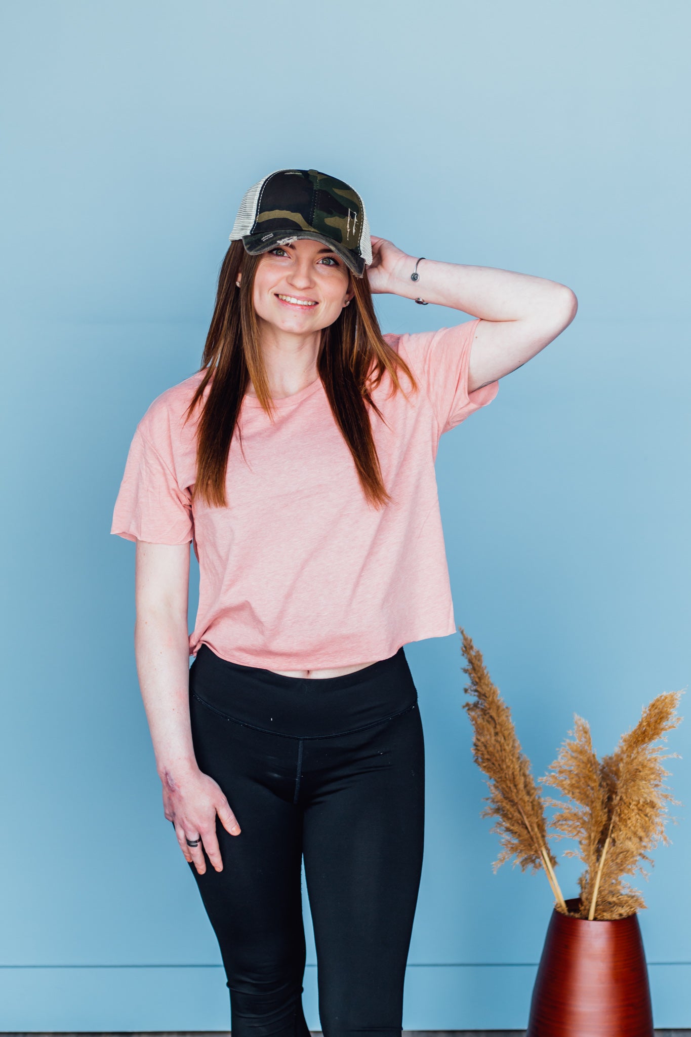 Criss Cross Ponytail Hat (10 color options!)