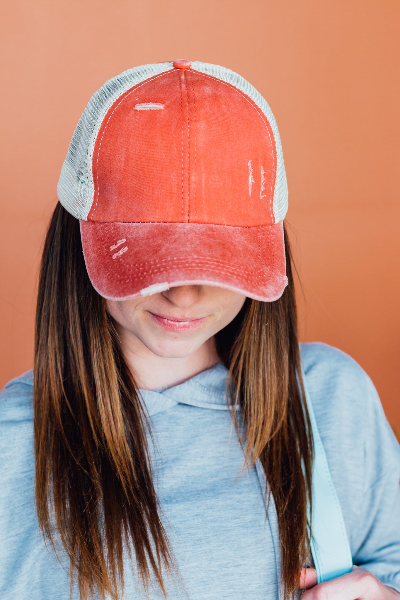 Criss Cross Ponytail Hat (10 color options!)