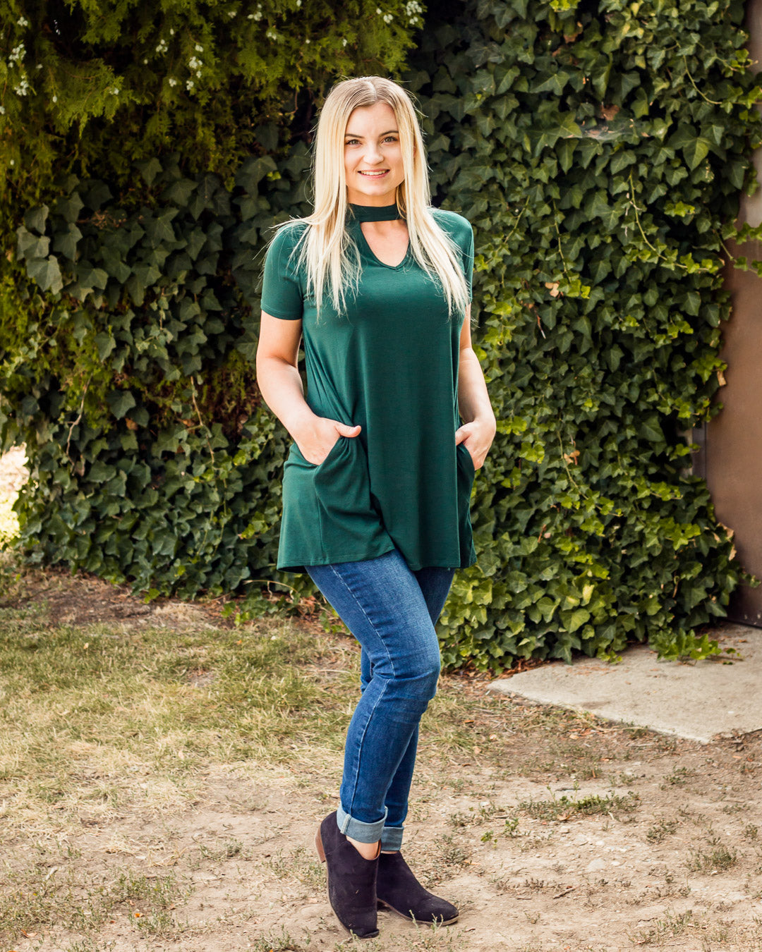 Gotta Have 'Em -High Rise Dark Skinny Jeans