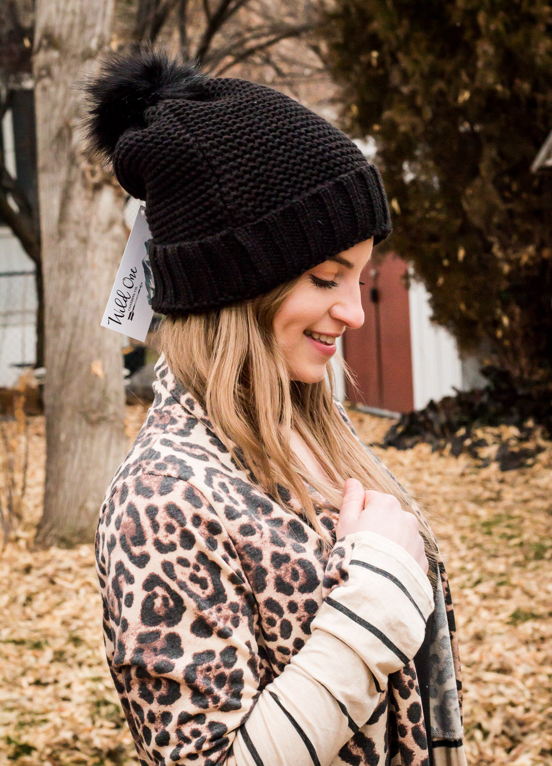 Pom Fleece Beanie