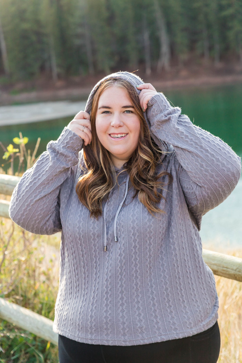 Let's Get Cozy Lounge Hoodie - Grey