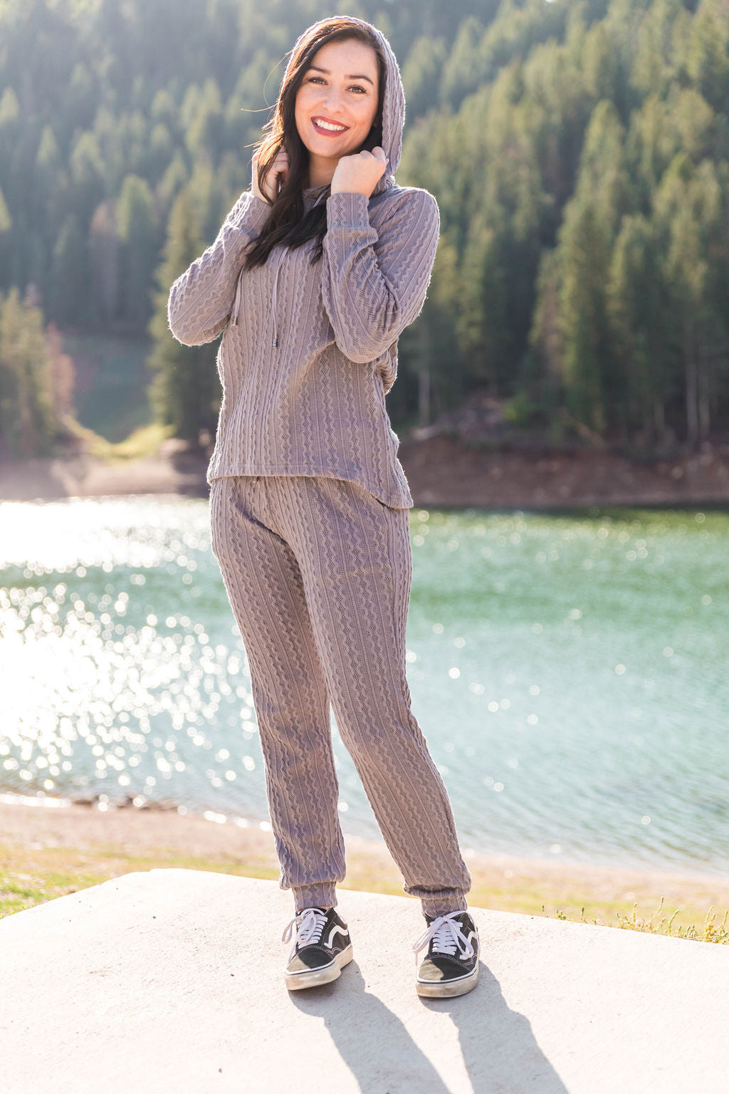Let's Get Cozy Lounge Pants - Grey