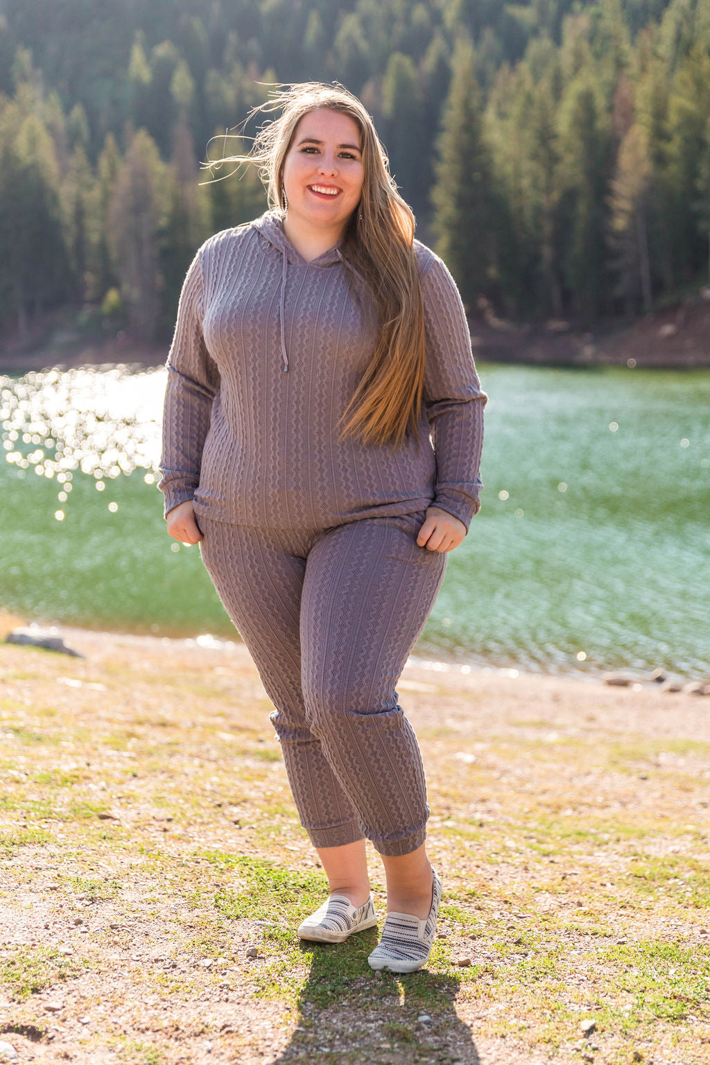 Let's Get Cozy Lounge Pants - Grey