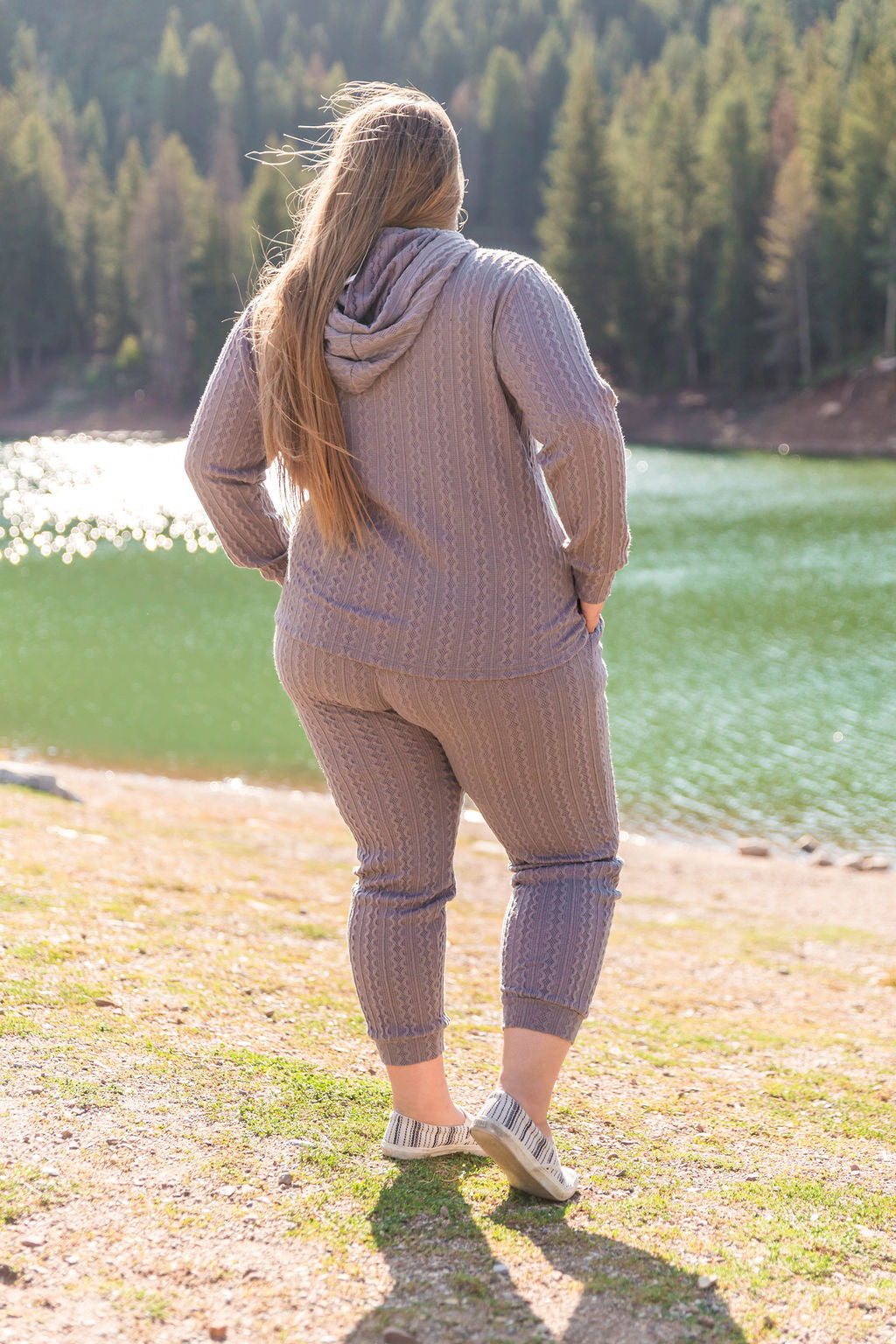 Let's Get Cozy Lounge Pants - Grey