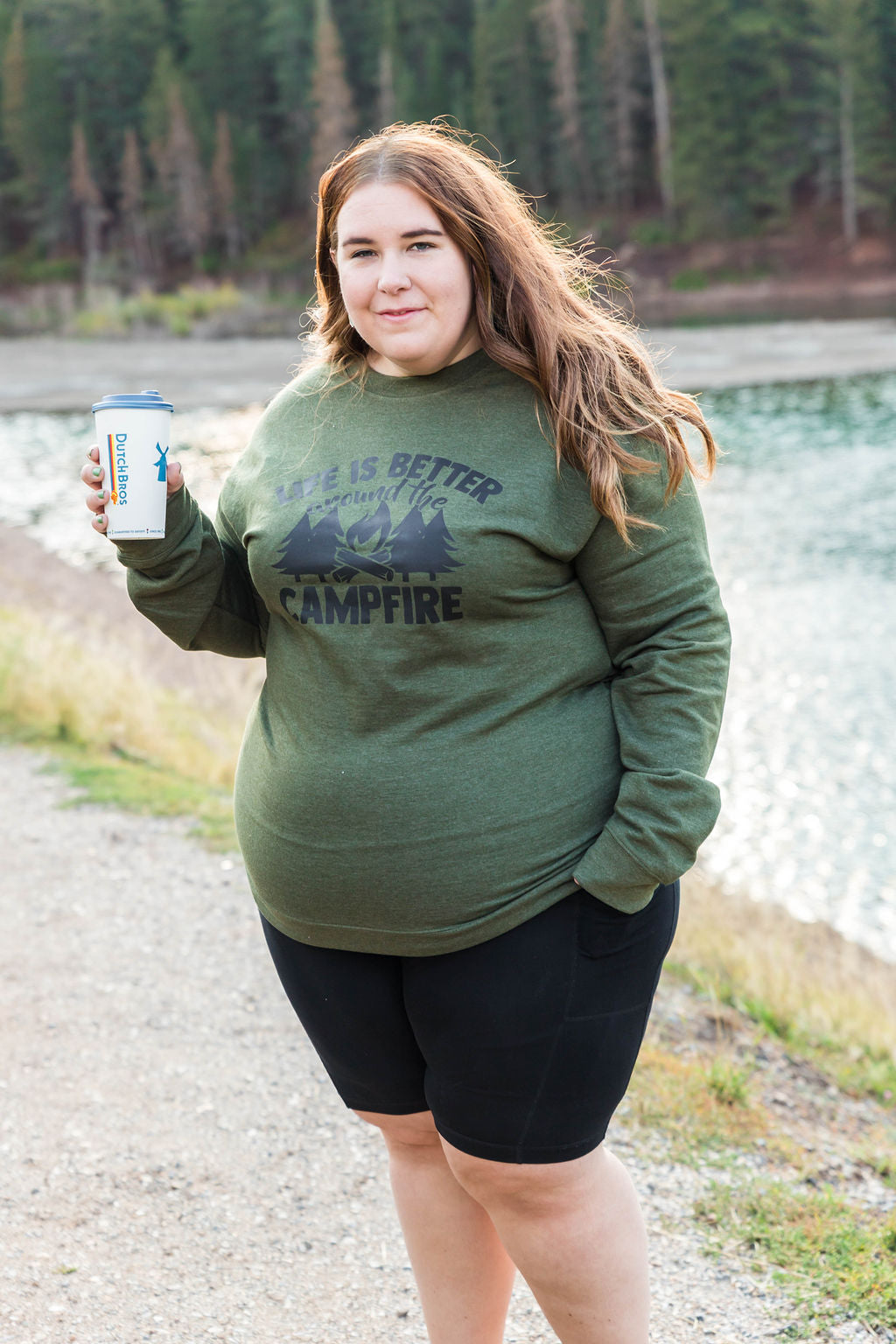 Campfire Army Green Sweater