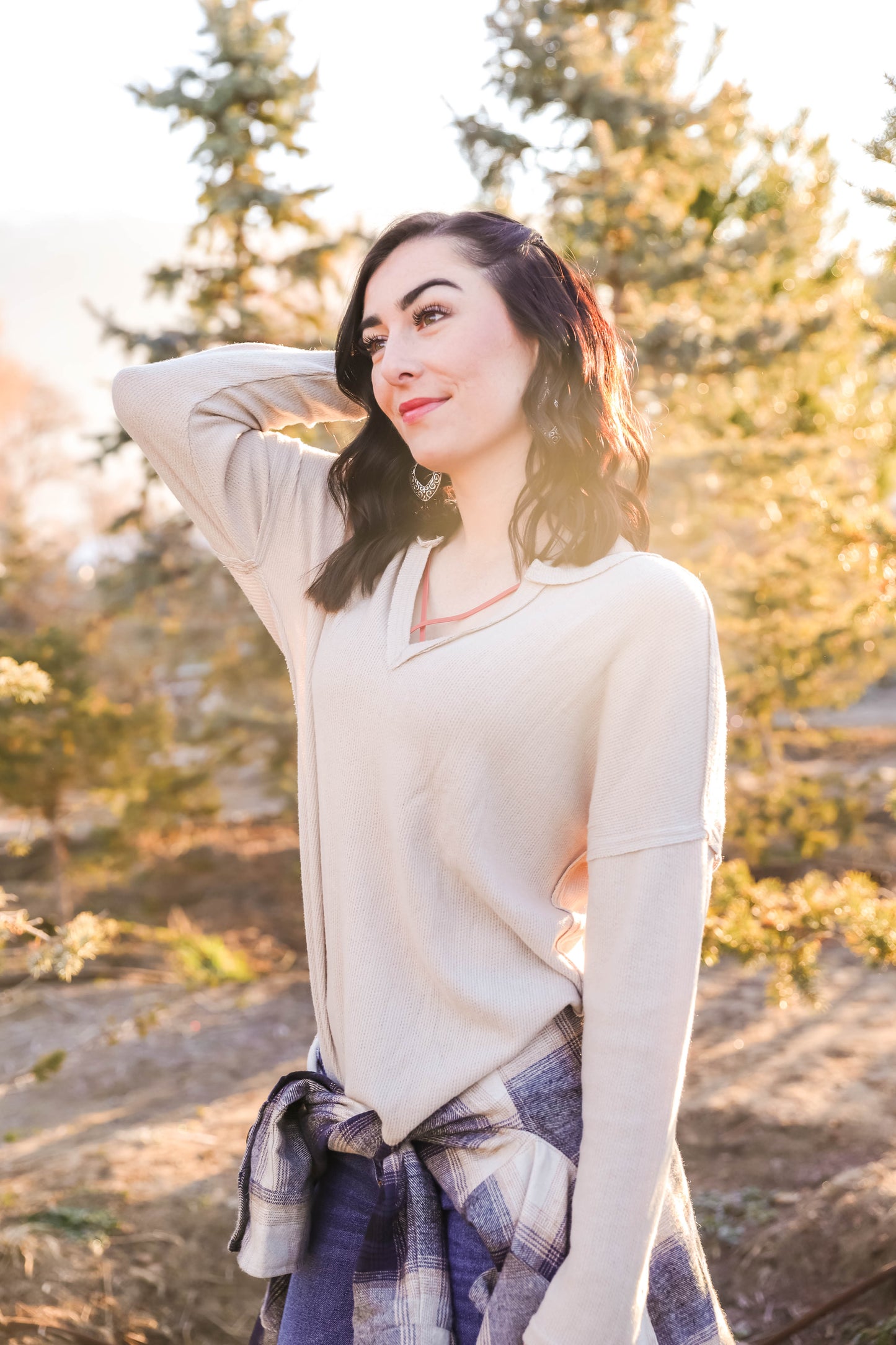Suede Soft Vneck