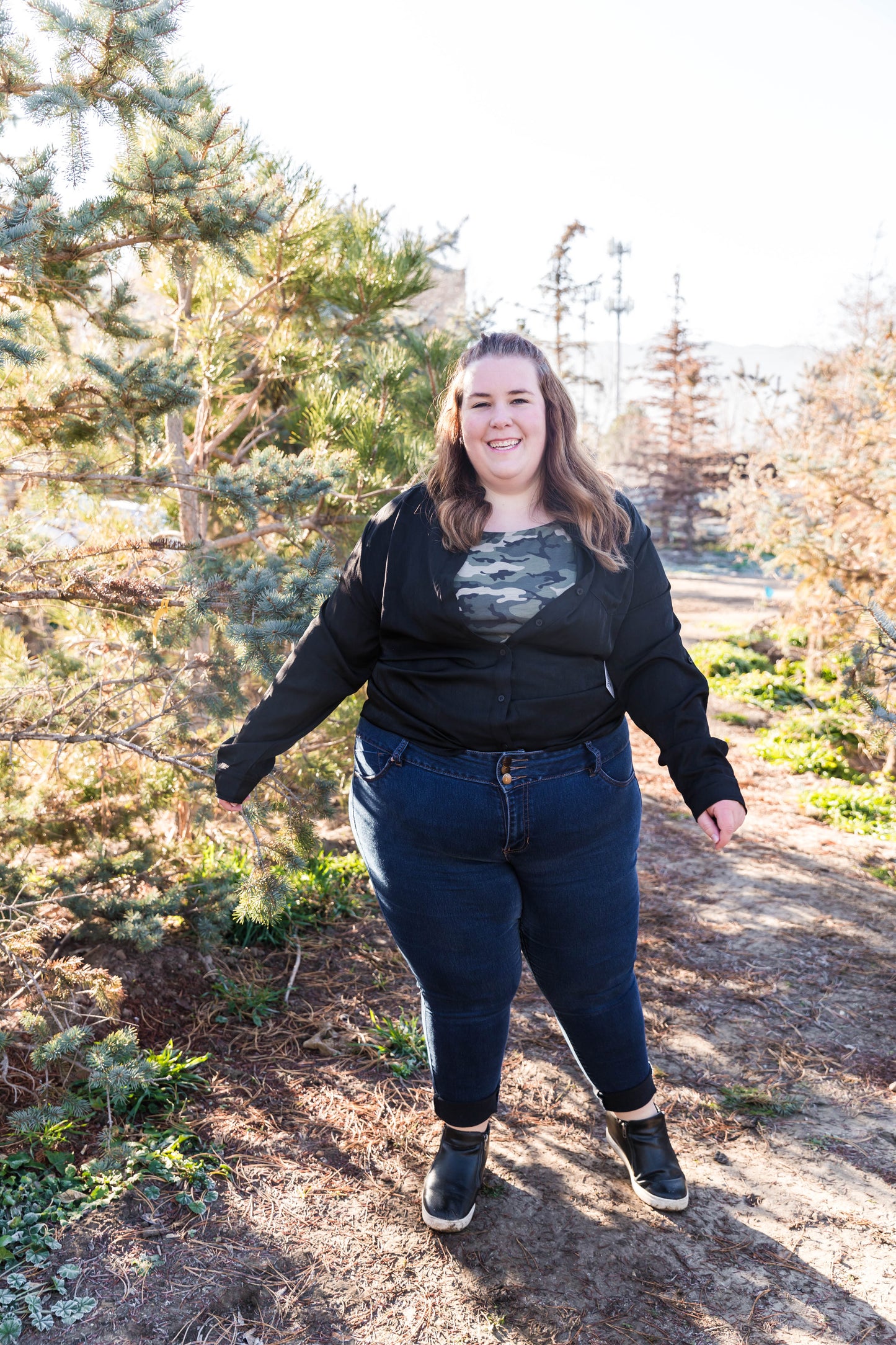Black Soul Chambray Button Down