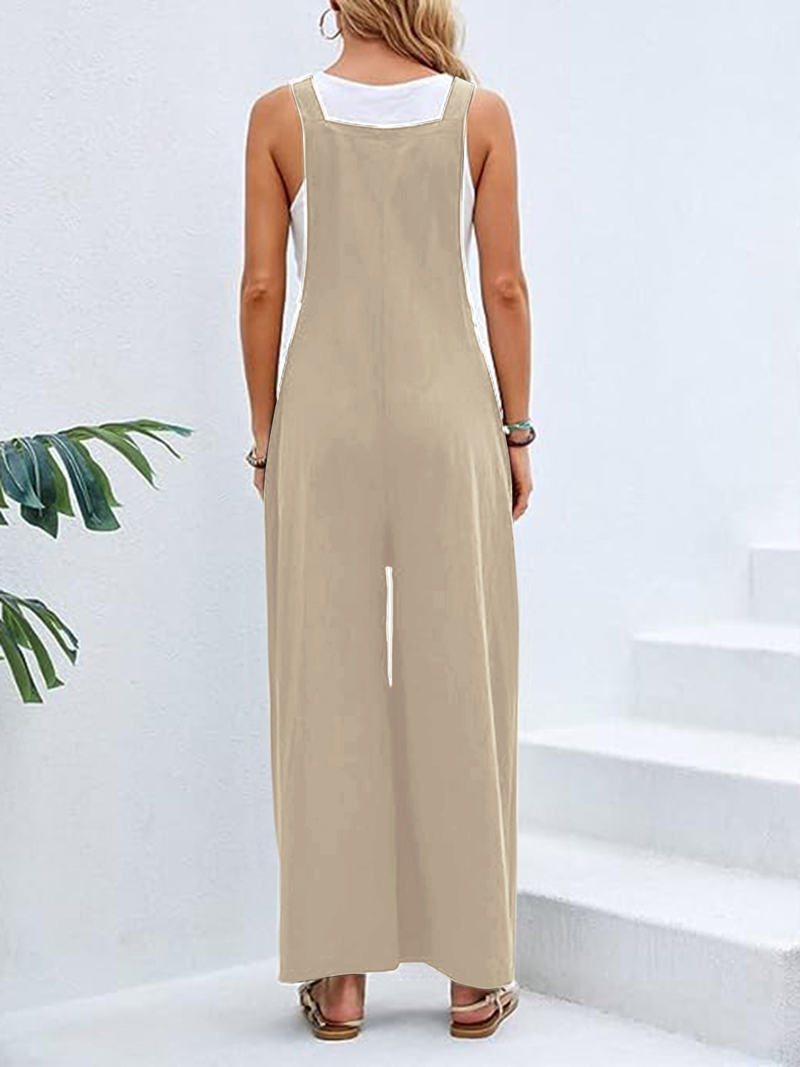 Autumn Leaves Wide Leg Overalls