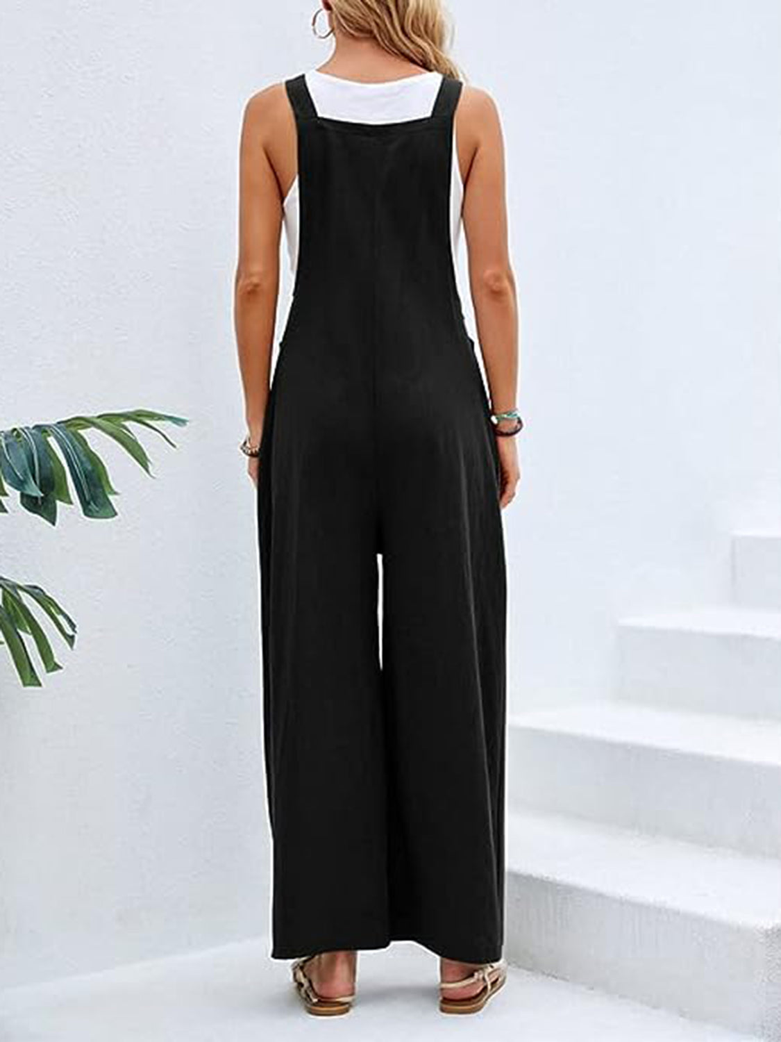 Autumn Leaves Wide Leg Overalls