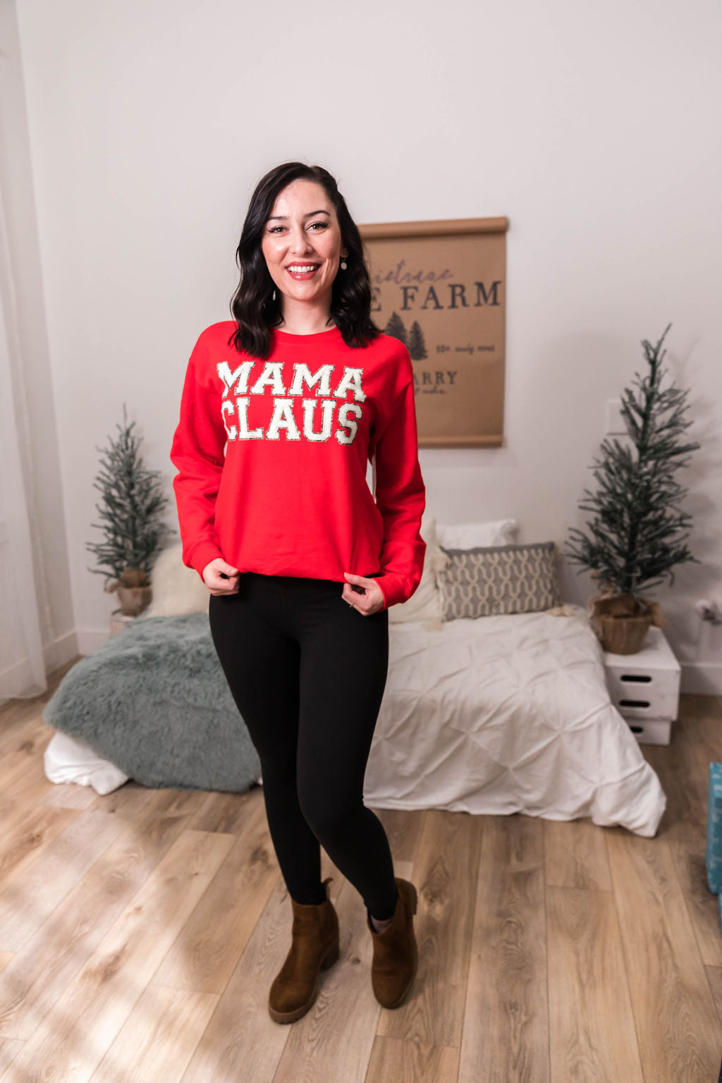 Mama Claus Crew Neck Sweater