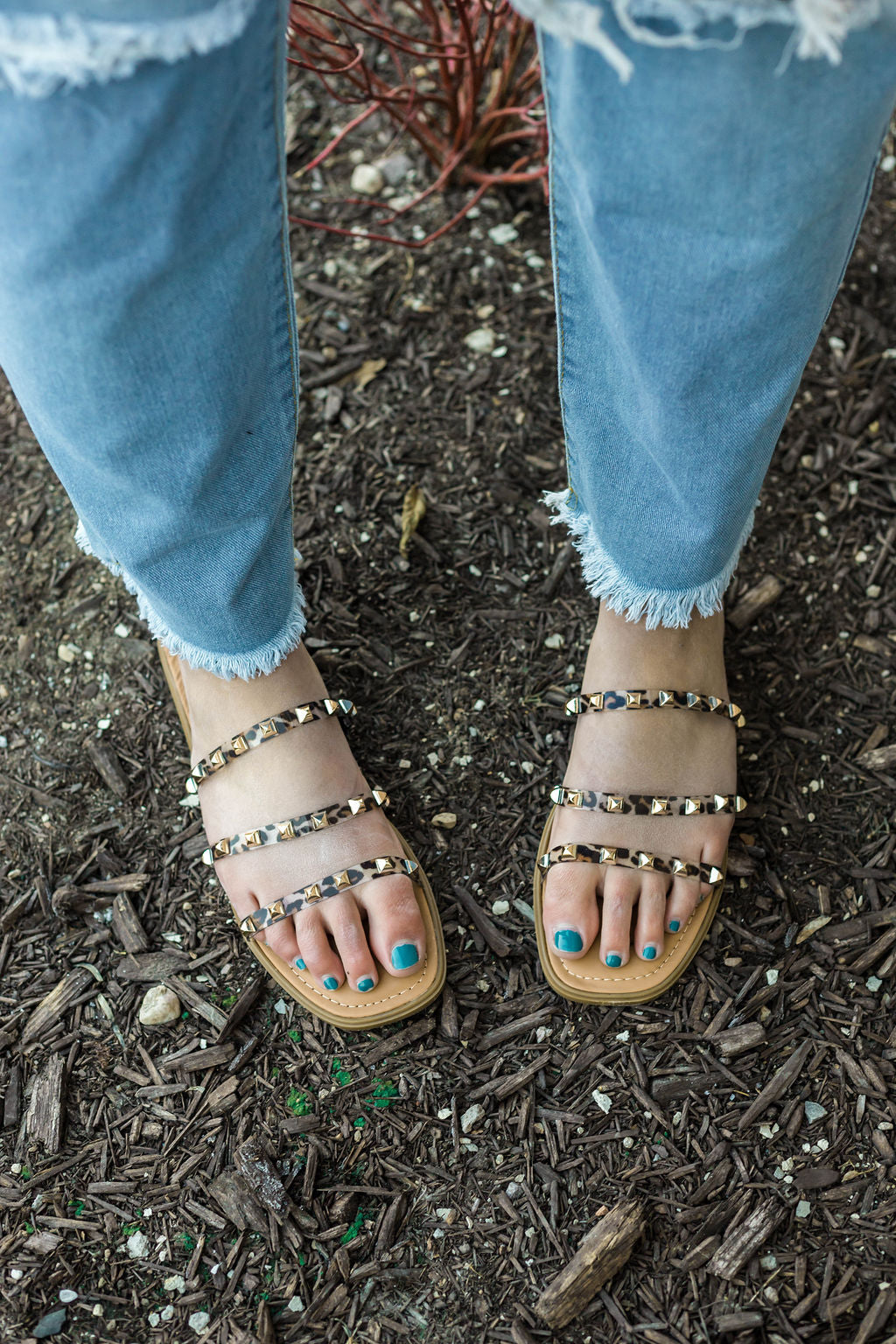 Vacay Vibes Leopard Jelly Sandal