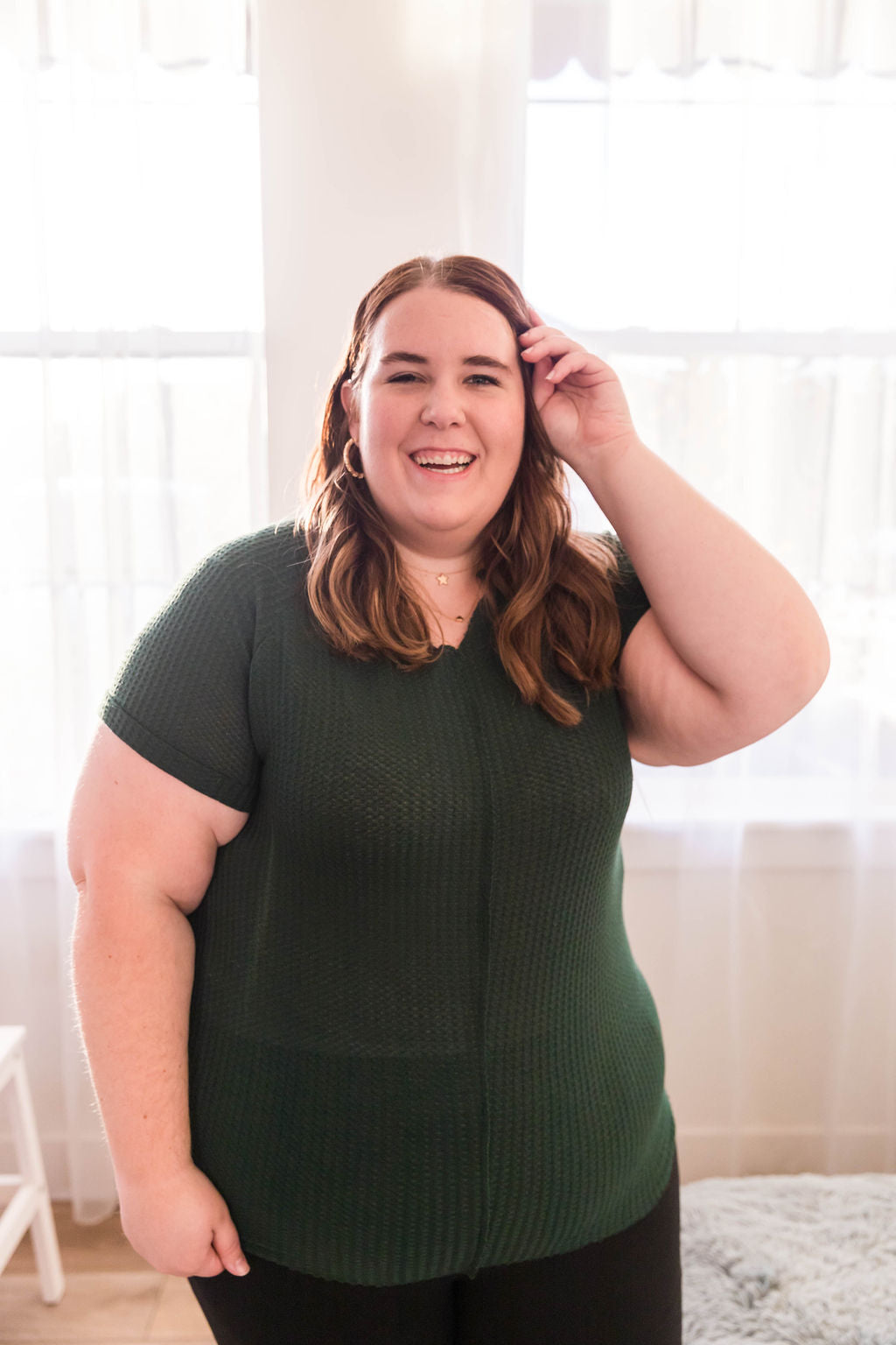 Vivacious Versatile V-Neck - Emerald