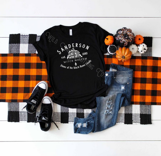 Witch Museum - White Screen Print Graphic Add on