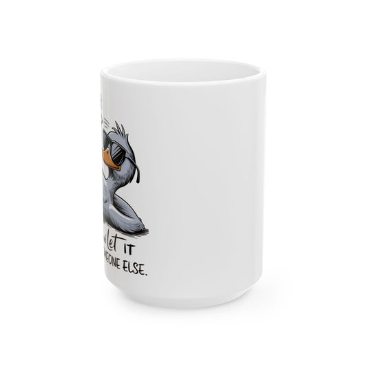 Duck Ceramic Mug, (11oz, 15oz)