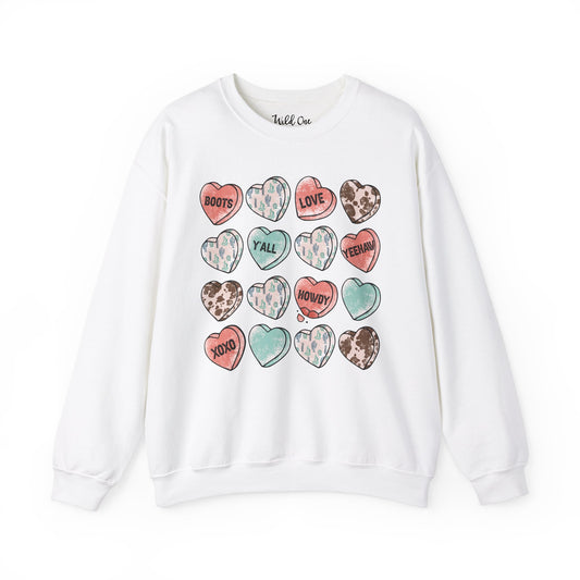 Western Heart Candy Sweatshirt