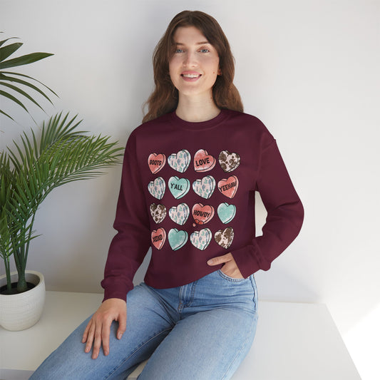 Western Heart Candy Sweatshirt