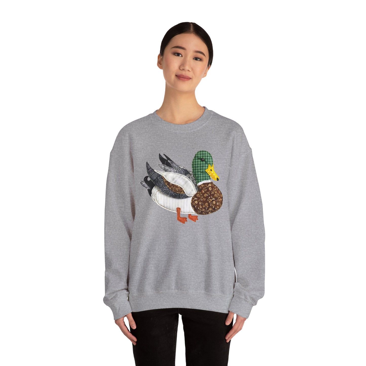 Mallard Duck Patchwork Sweatshirt