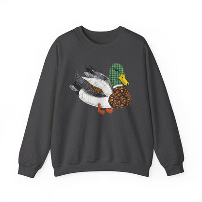 Mallard Duck Patchwork Sweatshirt