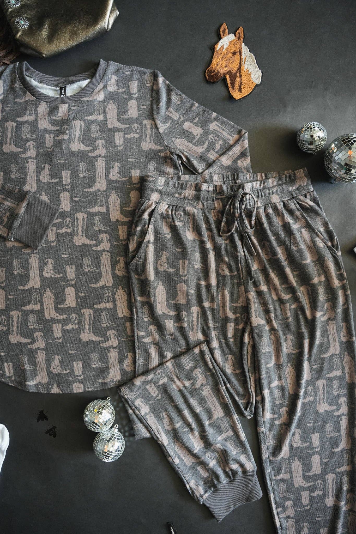 LOUNGY LARIAT JOGGERS *BOOT SCOOT: 3XL
