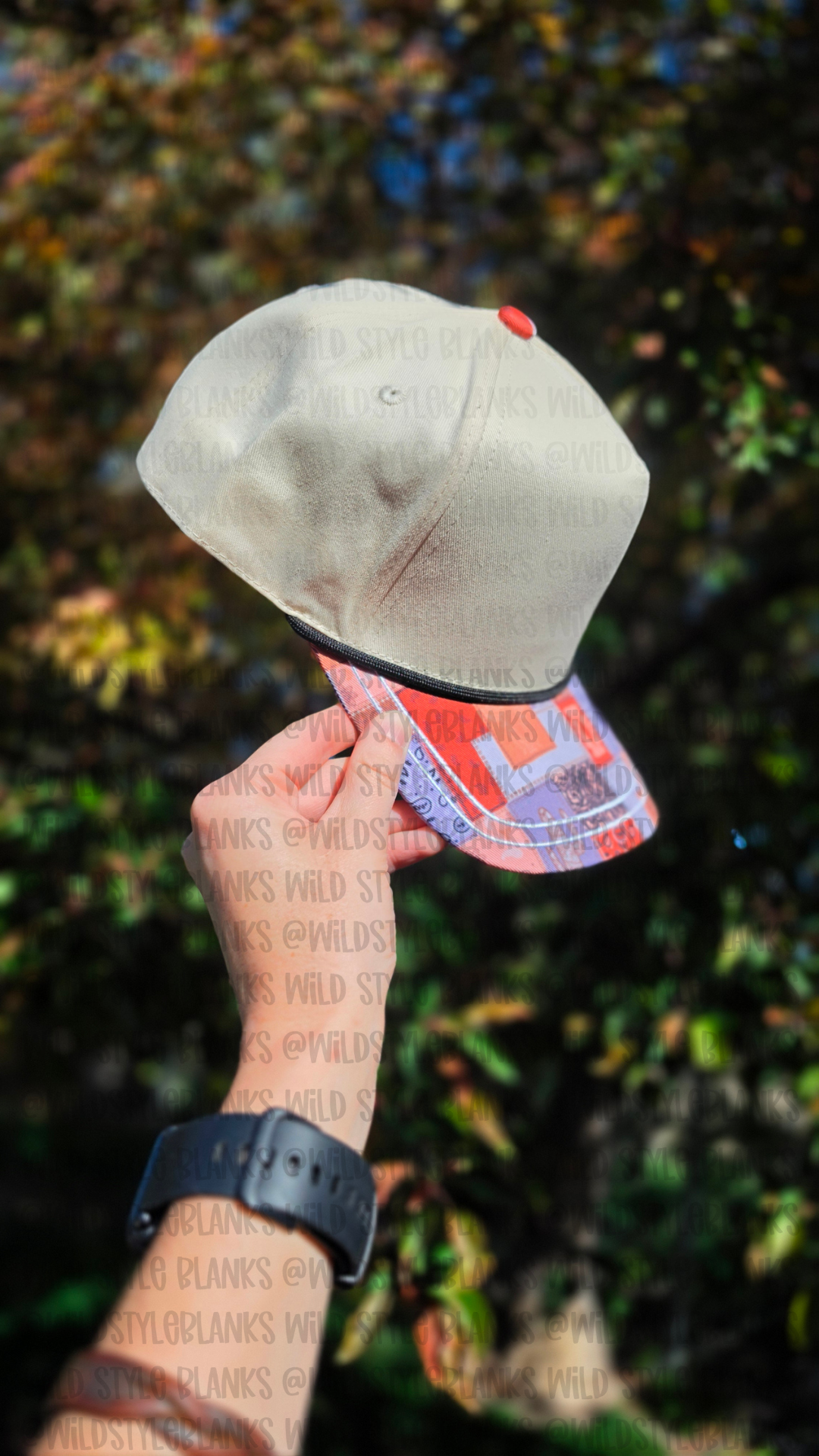 Western Patchwork Blank Trucker Hat