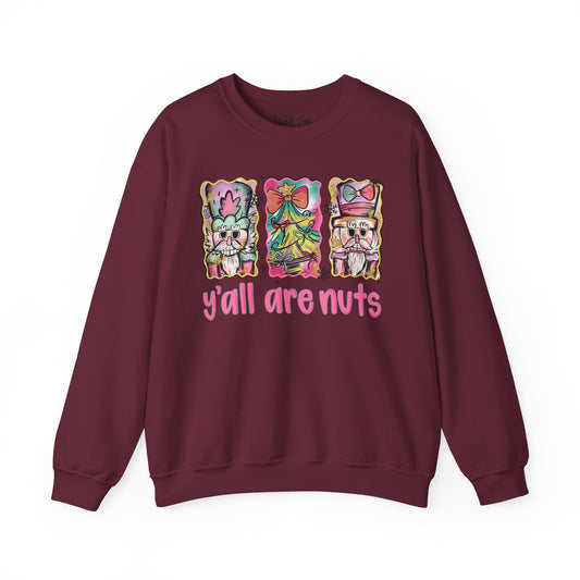 Y'all are Nuts Crewneck Sweatshirt