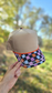 Peppy Checkered Blank Trucker Hat