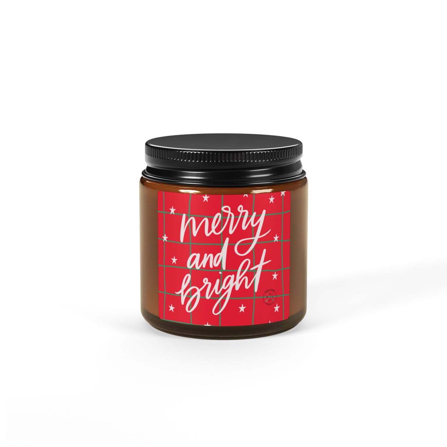 Merry and Bright Scented Soy Candle - Holiday Aromatherapy