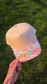 Beach Patchwork Blank Trucker Hat