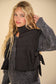 Side Bow Crop Puffer Vest