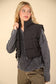 Side Bow Crop Puffer Vest