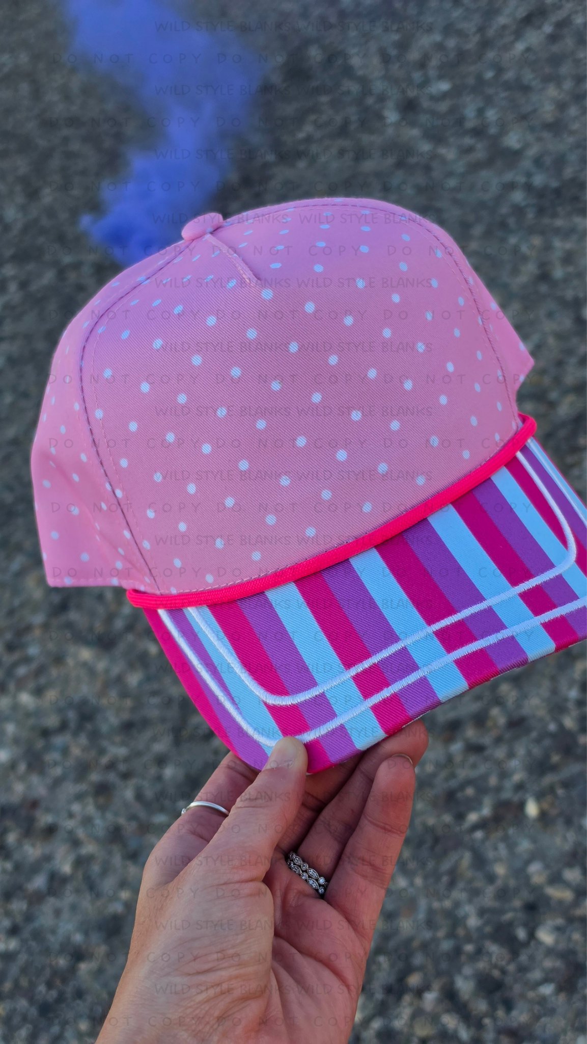 Pretty in Pink Blank Trucker Hat