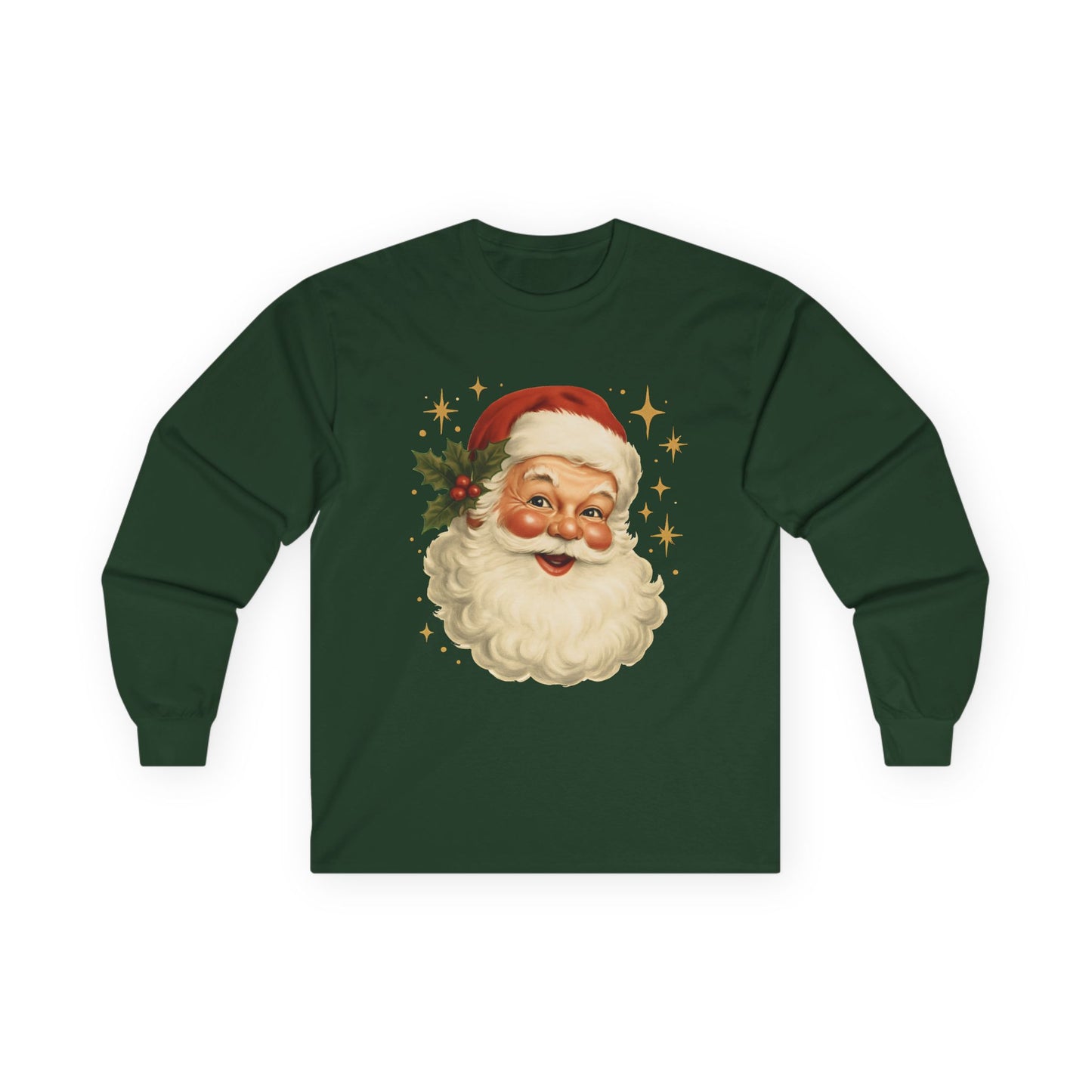 Vintage Santa Long Sleeve Tee
