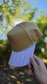 Gingerbread Striped Blank Trucker Hat