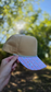 Gingerbread Striped Blank Trucker Hat