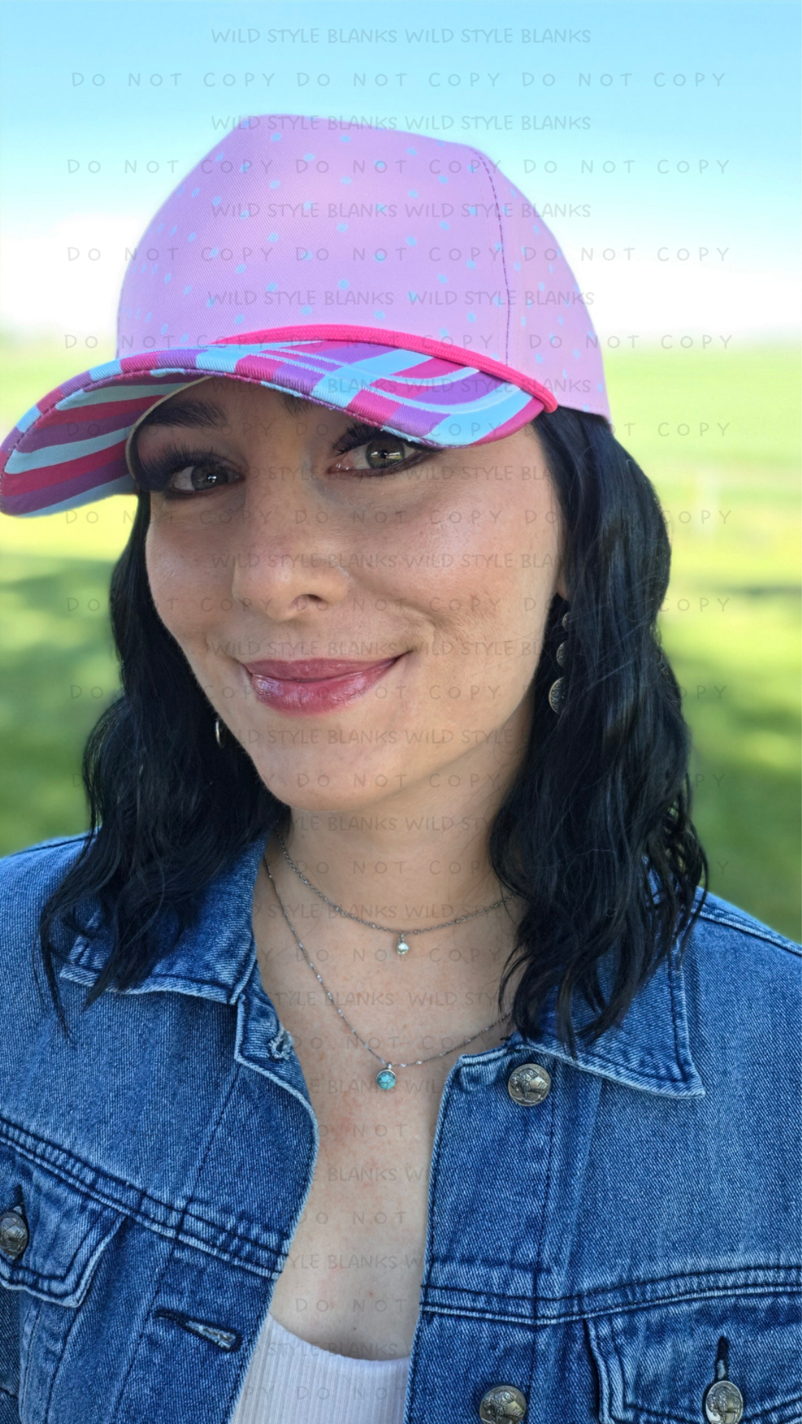 Pretty in Pink Blank Trucker Hat