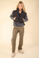 Side Bow Crop Puffer Vest