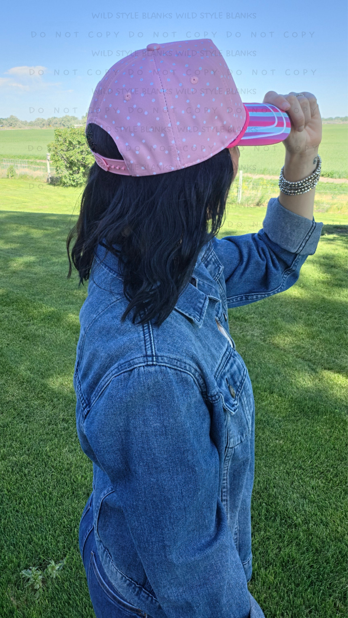 Pretty in Pink Blank Trucker Hat