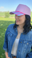 Pretty in Pink Blank Trucker Hat
