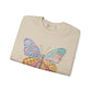 Butterfly Patchwork Crewneck Sweatshirt
