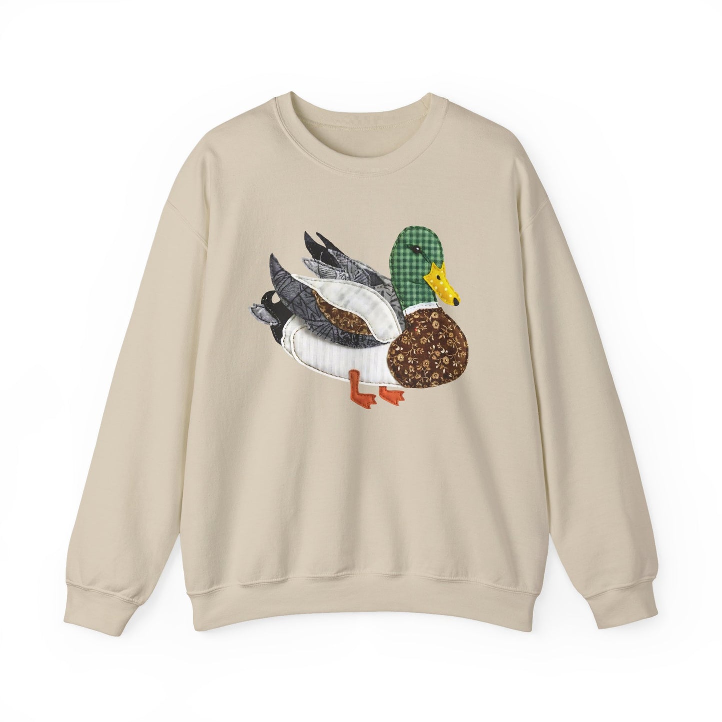 Mallard Duck Patchwork Sweatshirt