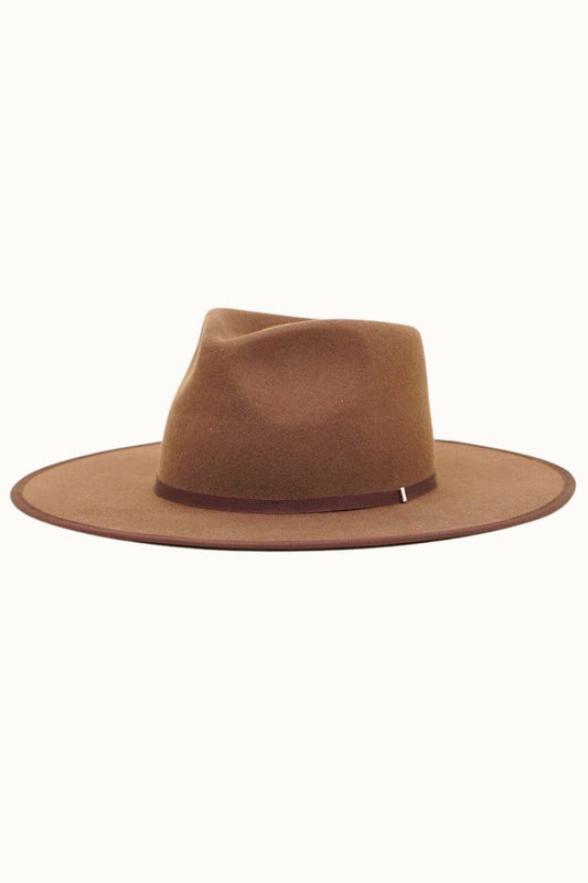 Beth Wool Felt Rancher - Chestnut