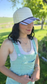 Neutral Stripes Blank Trucker Hat