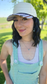 Neutral Stripes Blank Trucker Hat