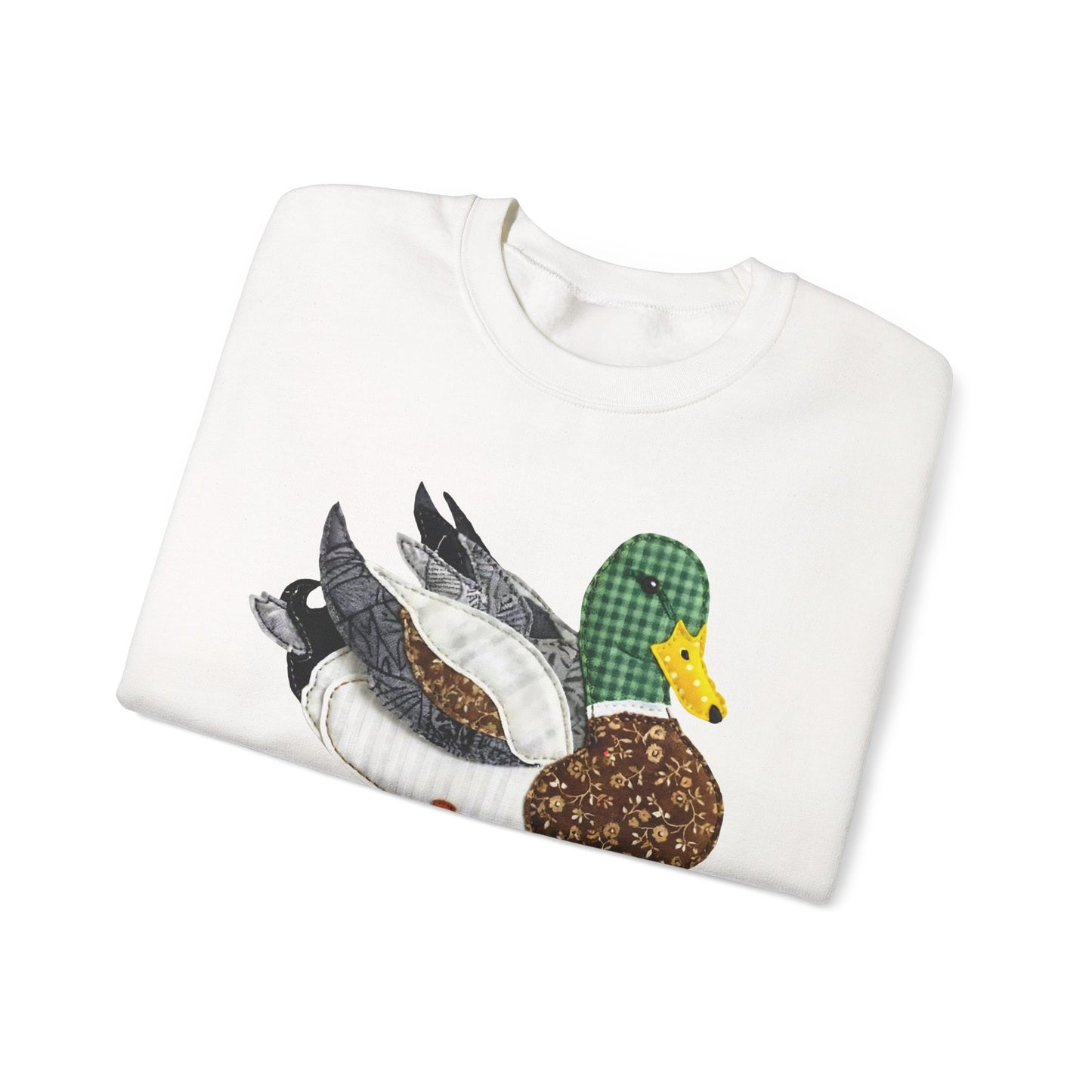 Mallard Duck Patchwork Sweatshirt