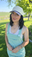 Neutral Stripes Blank Trucker Hat