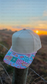 Beach Patchwork Blank Trucker Hat